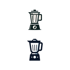 Blender Logo Vector , Blender Line Icon, Outline Vector Symbol Illustration, Blender, juicer line icon, Electric mixer outline vector icon.