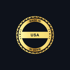 Stamp Sticker Usa