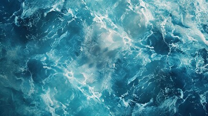 Fototapeta premium Ocean pattern wallpaper
