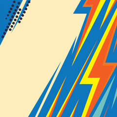 abstract lightning background, vector logo icon