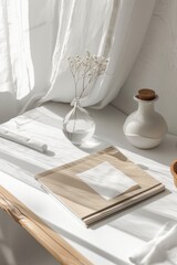 Clean and elegant mockup composition for designers.