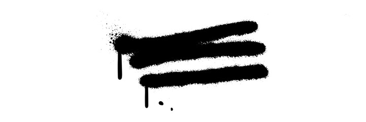 Scribble line graffiti doodle stroke. Sprayed squiggle line and strikethrough underline