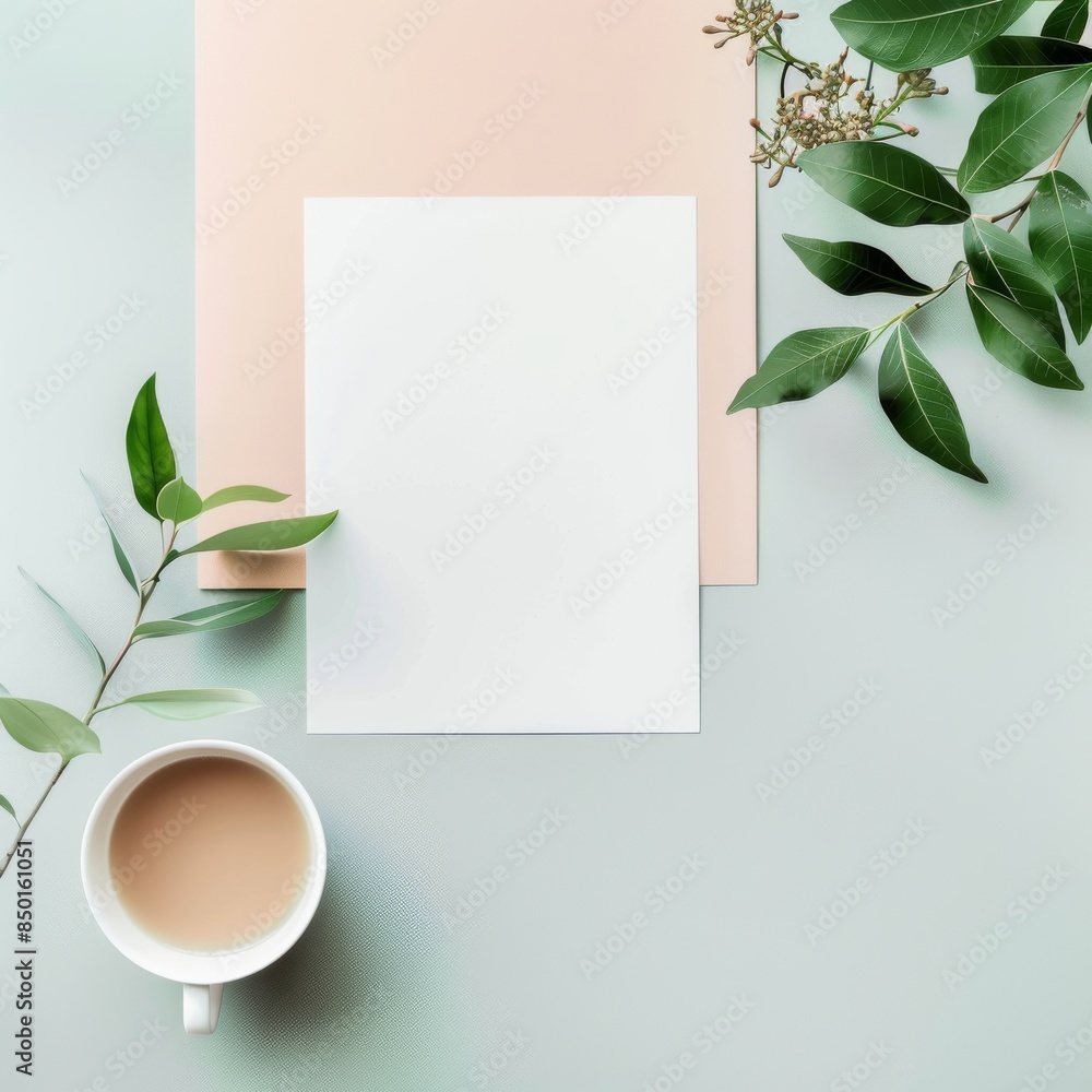 Poster Copy space mockup layout ideal for adding text or graphics.