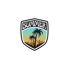 summer logo vector