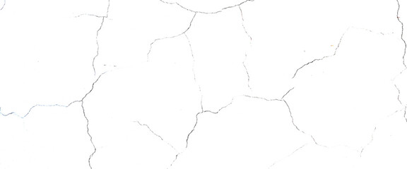 Vector old wall a black and white cracked wall grungy Transparent texture.