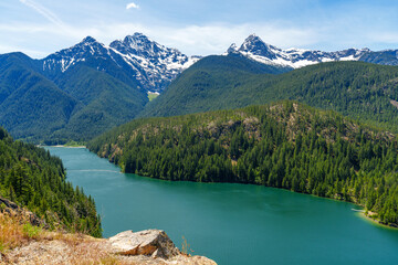 Diablo Lake in North Cascades National Park