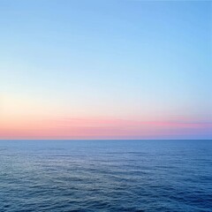 Fototapeta premium The sky is a beautiful shade of blue with a pink hue