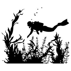 diver swimming