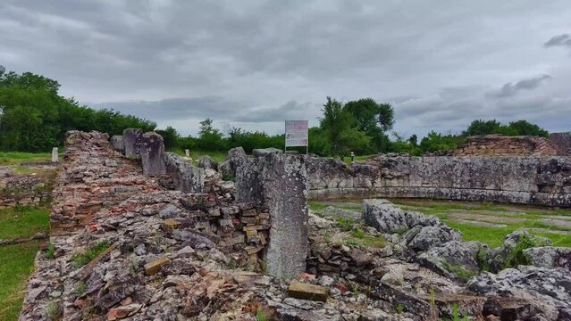 Ruins of Roman and early Byzantine city of Nikopolis ad Istrum. Archaeological reserve 'Nicopolis ad Istrum'. Veliko Tarnovo. Bulgaria.
