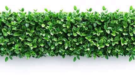 Fototapeta premium A verdant barrier of shrubbery or foliage on its own.