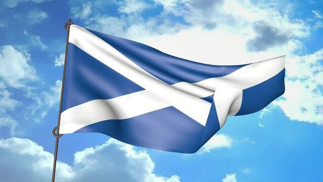 BANDERA ESCOCIA ONDEANDO