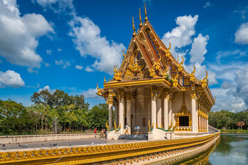 Wat Sa Prasan Suk or Wat Ban Na Muang, is a famous temple at Ubon Ratchathani, Thailand