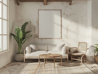 Living Room Wall Art Mock Up