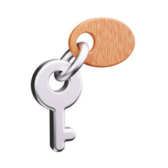 key 3d render icon