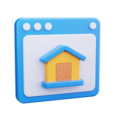 property 3d render icon