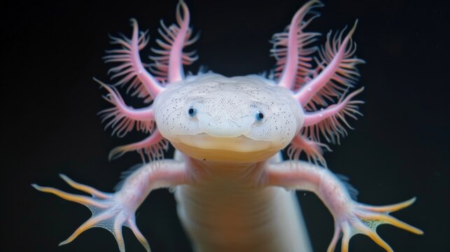 Axolotl, a salamander with regenerative abilities, can regrow lost limbs and even parts of its brain and heart.