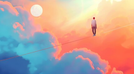 Balancing emotions  walking the thin line for psychological stability and emotional control