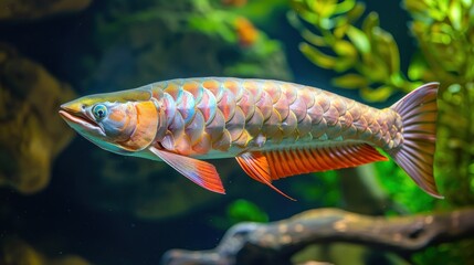 Aserai Fish in an Aquarium