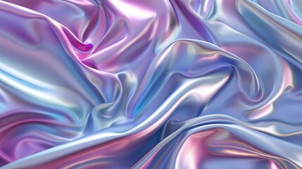 Fototapeta premium Abstract Holographic Fabric Background