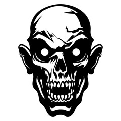 Fototapeta premium zombie head