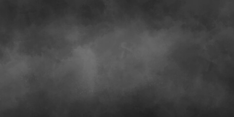 Abstract black and white background with spotlight border and watercolor painted old grunge or smoke texture. black wall, stone texture for the background. beautiful grey watercolor grunge.