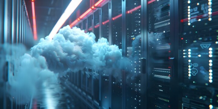 Rapid Recovery of Cloud Database Platform from Cyberattack through Automated Security Measures. Concept Cloud Security, Cyberattack Response, Automated Recovery, Database Platform, Rapid Response