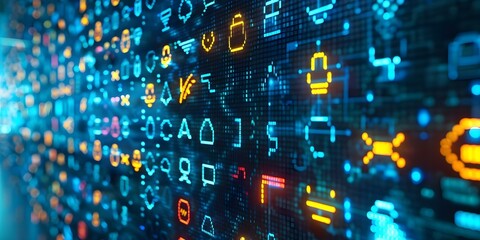 From Hieroglyphs to Emojis A Digital Transformation Display. Concept History of Communication, Evolution of Symbols, Digital Literacy, Modern Expressions