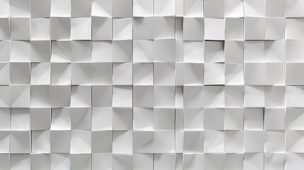 shifted white cube boxes block background wallpaper banner with copy space