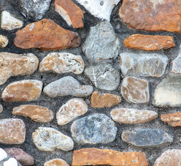 Wall made of natural stone as an abstract background. Texture