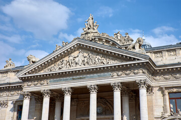 Brussels Bourse stock exchange located near the Grand Place