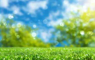 Obraz premium Sunny Day in a Lush Park