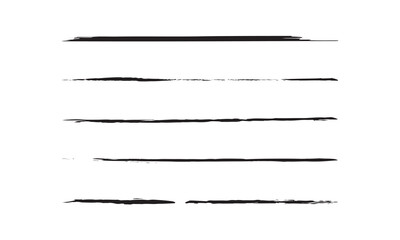 vector grunge brushes, hand drawn ink strokes