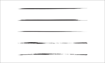 vector grunge brushes, hand drawn ink strokes