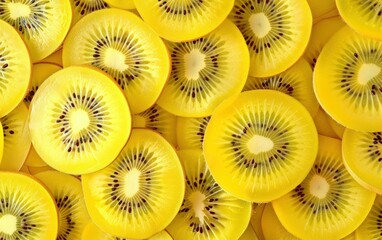 Sliced Kiwi Fruit Pattern