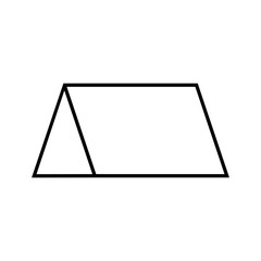 Geometric figure icon vector. Geometry illustration sign. Figure symbol or logo.