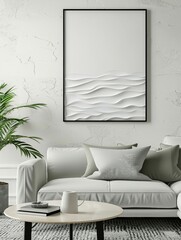 Living Room Wall Art Mock Up