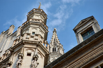 Opulent buildings on Grand Place in Brussels in Belgium