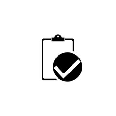 Survey icon. Clipboard with checklist icon isolated on transparent background