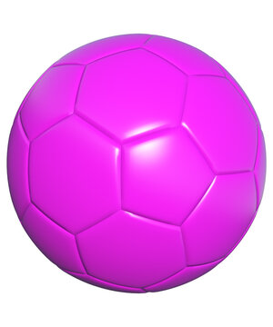 pallone da calcio in tinta unita multicolore con fondo isolato trasparente 