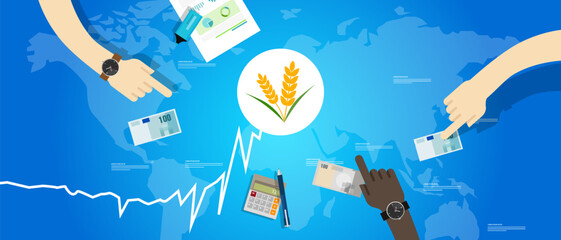 Rice price going up rising high rise increase in commodity market international trading market