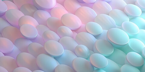 Clean Modern Pastel Orb Shapes Gradient Headers, Design Elements for Website header backgrounds