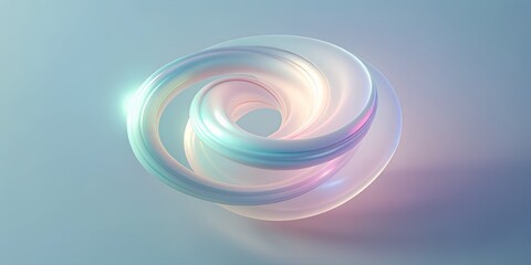 Obraz premium Clean Modern Wavy Pastel Gradient Headers, Design Elements for Website header backgrounds