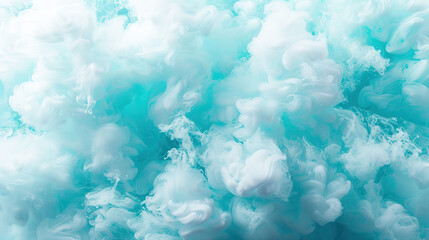 Close up of fluffy cotton candy.