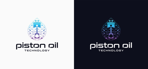 Piston technology logo, piston technology logo symbol, piston engine maintenance, piston spare parts.