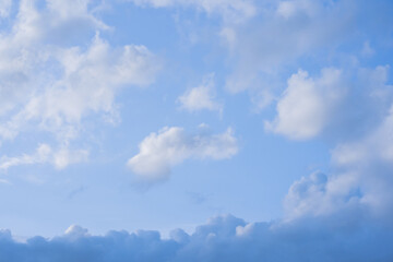 nature and landscape concept with clear sky and small cloud background
