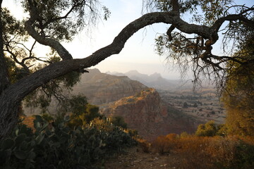 Landscape from the mountains of Gheralta, Tigray