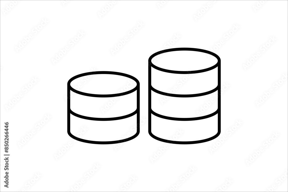 Poster storage icon. icon related to cloud computing. suitable for web site, app, user interfaces, printabl