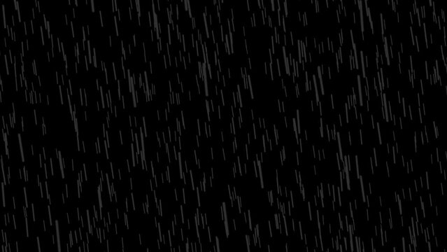Serene 4K Rain Animation: Peaceful Rainfall in Ultra HD	
