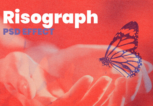 Risograph PSD Effect