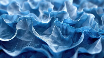 Fototapeta premium Abstract blue 3D background